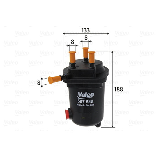 587539 Fuel filter
