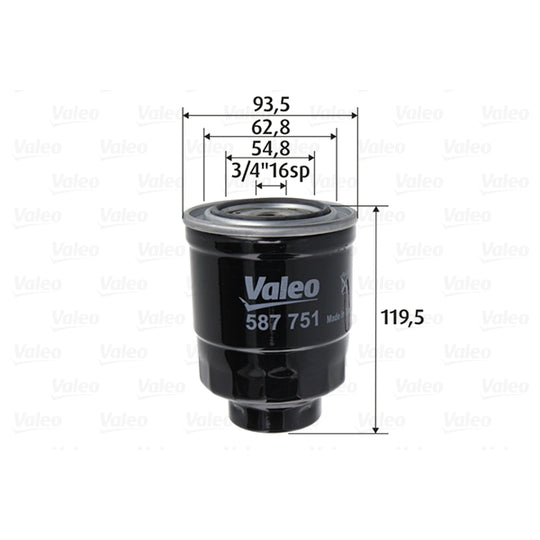 587751 Fuel filter