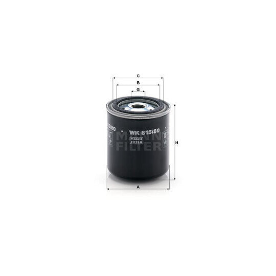 WK 815/80 Fuel filter