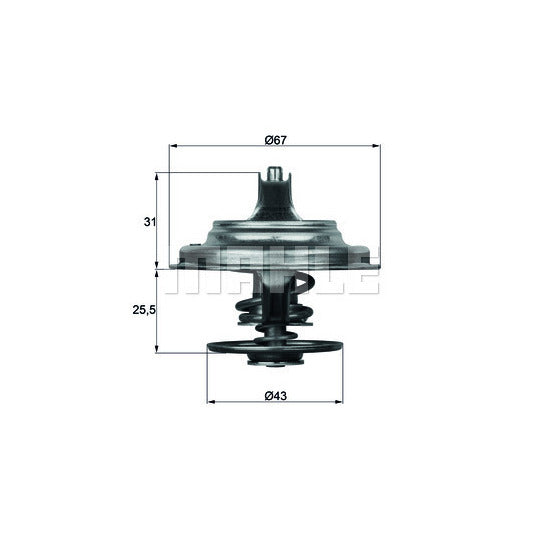 TX 23 83D Thermostat, coolant