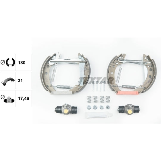 84018200 Brake Shoe Set