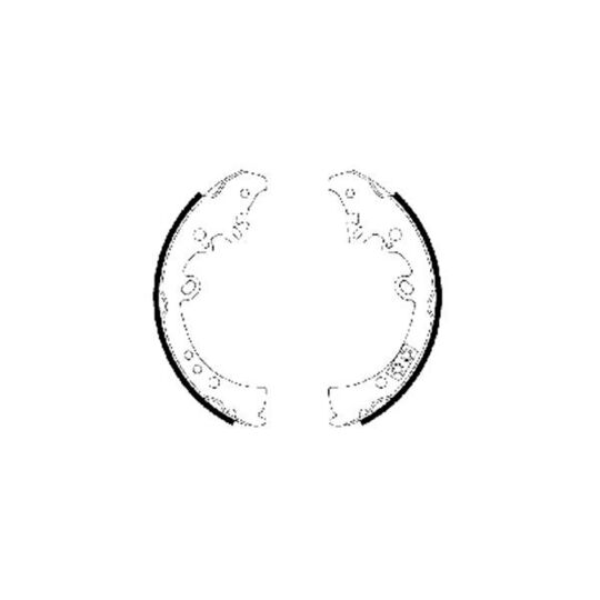 91066300 Brake Shoe Set