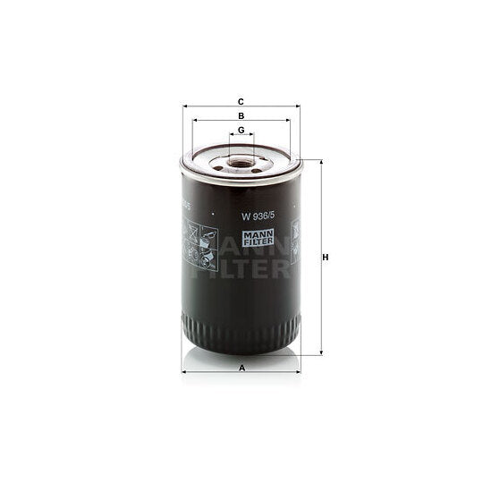 W 936/5 Oil filter
