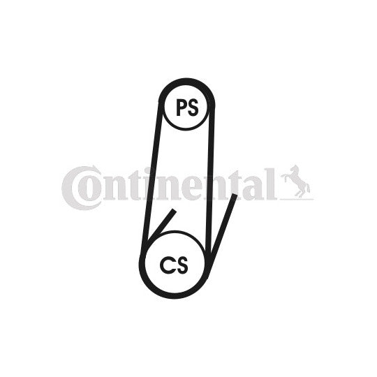 4PK1022 ELAST V-Ribbed Belt