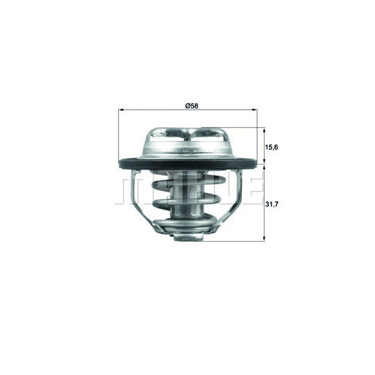 TX 122 82 Thermostat, coolant