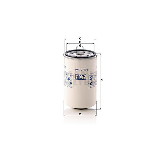 WK 723/6 Fuel filter