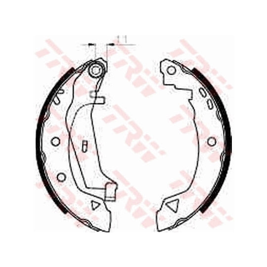 GS8240 Brake Shoe Set