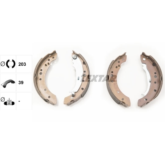 91068800 Brake Shoe Set