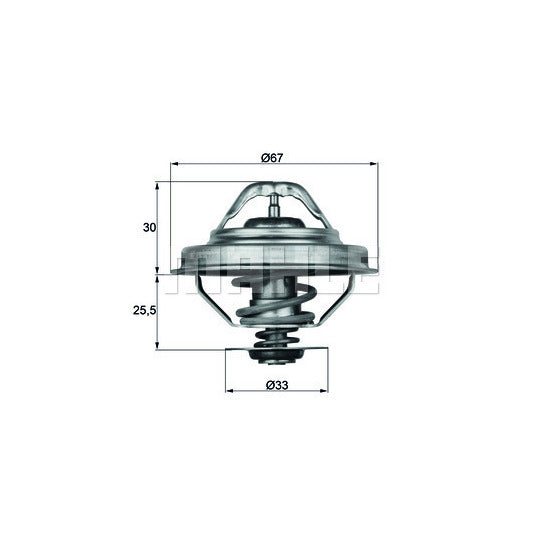 TX 28 88D Thermostat, coolant