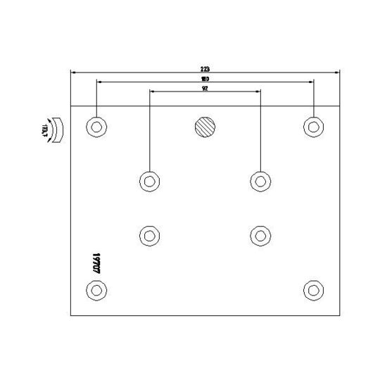1970714 Brake Lining Kit, drum brake
