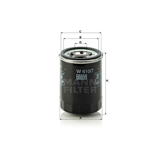 W 610/7 Oil filter