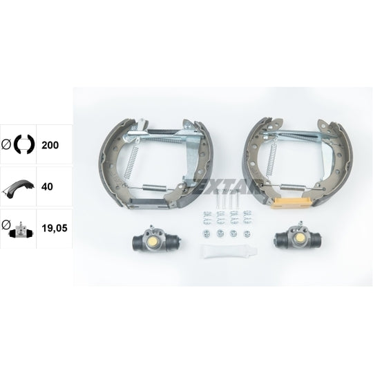 84018301 Brake Shoe Set