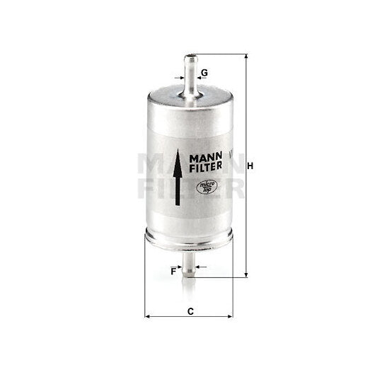 WK 410 Fuel filter