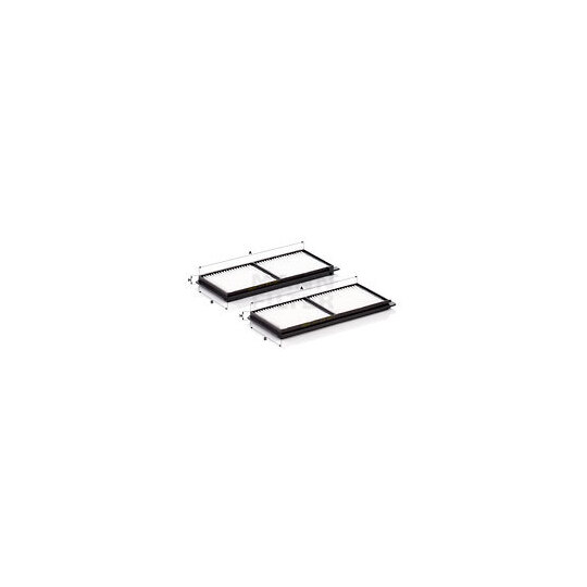 CU 23 001-2 Filter, interior air