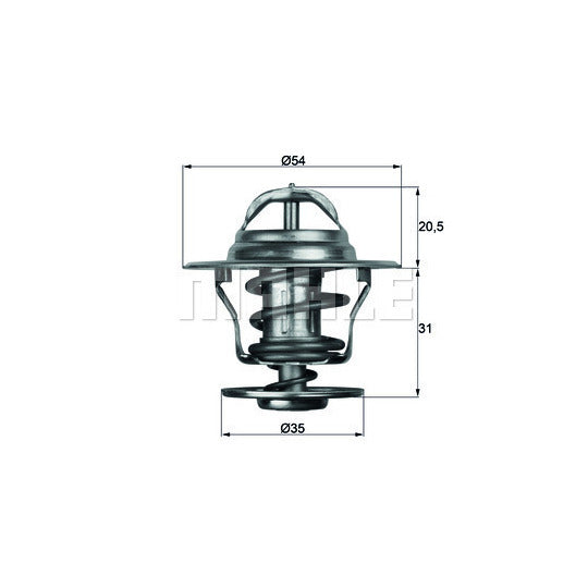 TX 13 80D Thermostat, coolant