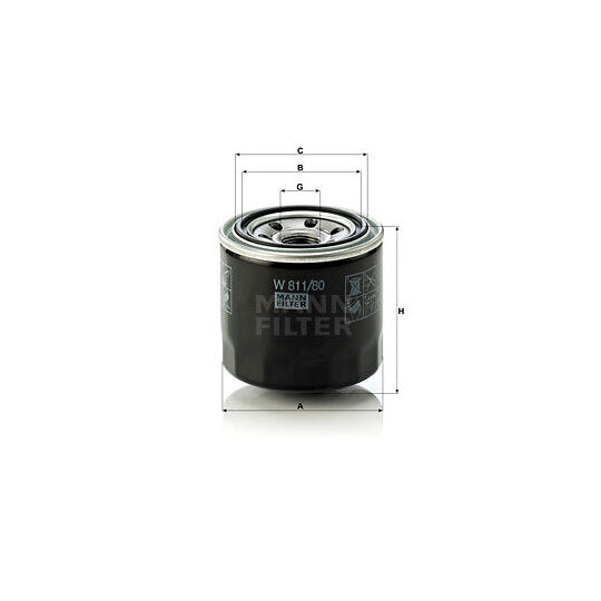 W 811/80 Oil filter