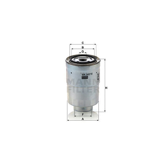 WK 940/16 x Fuel filter