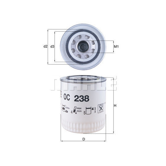 OC 238 Oil Filter