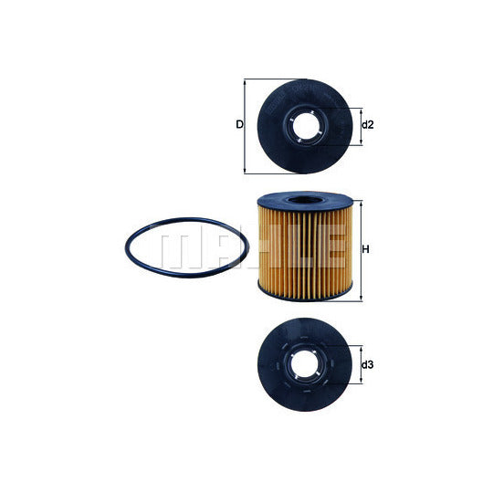 OX 210D Oil Filter