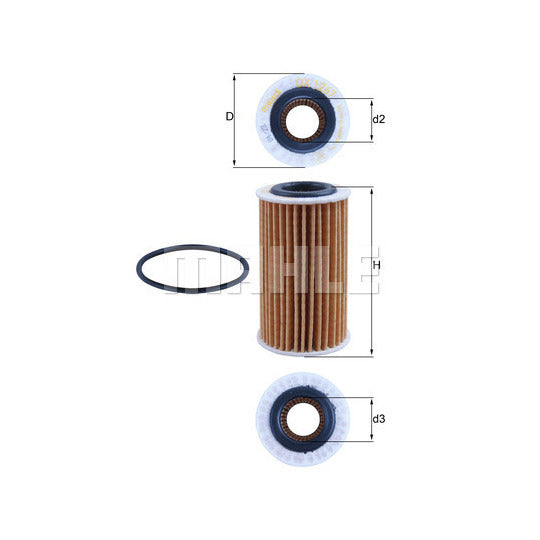 OX 1267D Oil Filter