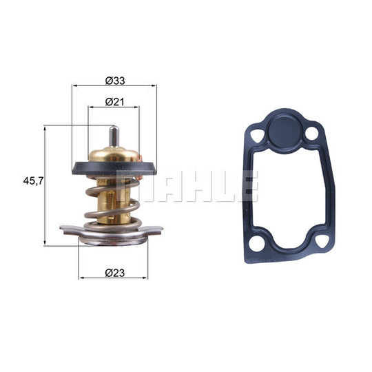 TX 266 79D Thermostat, coolant