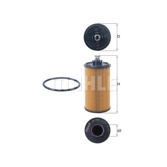 OX 1245D Oil Filter