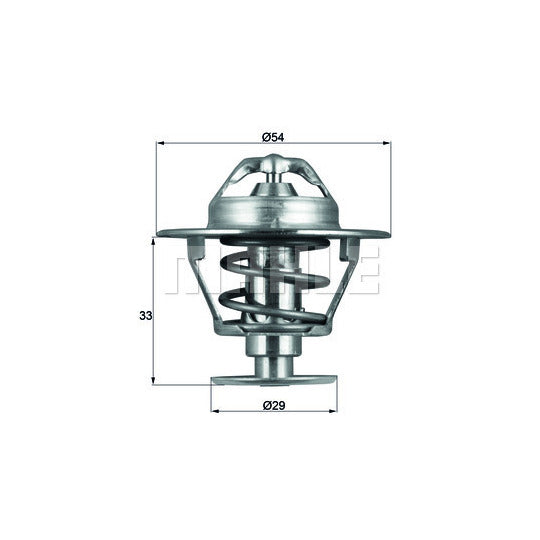 TX 86 76D Thermostat, coolant