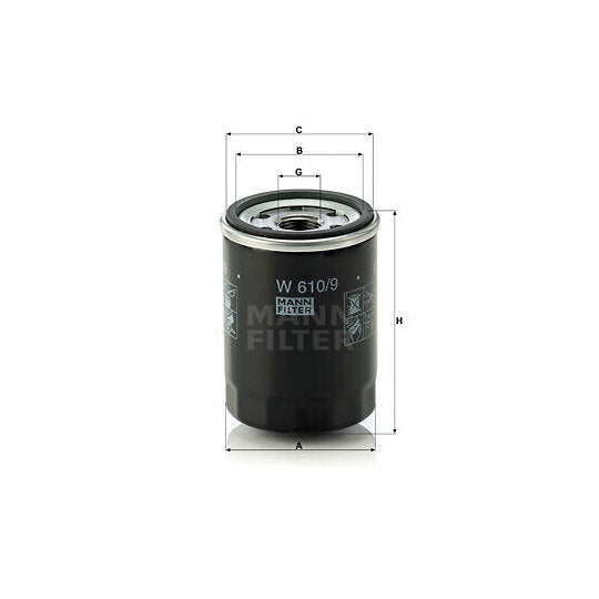 W 610/9 Oil filter