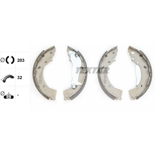 91072600 Brake Shoe Set