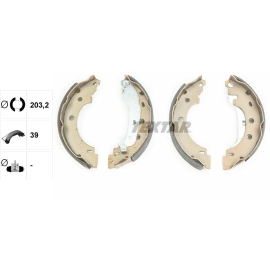 91052800 Brake Shoe Set