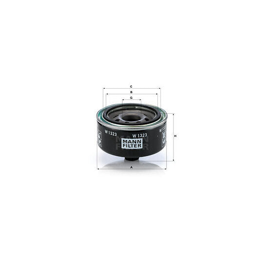 W 1323 Oil filter