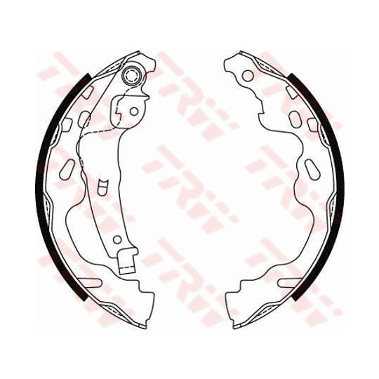 GS8480 Brake Shoe Set