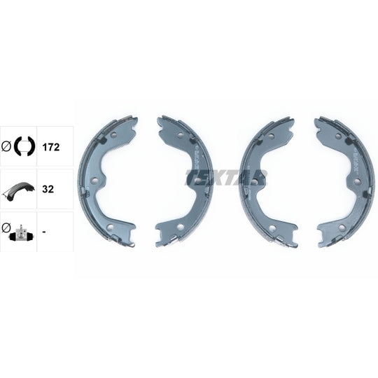 91065900 Brake Shoe Set, parking brake