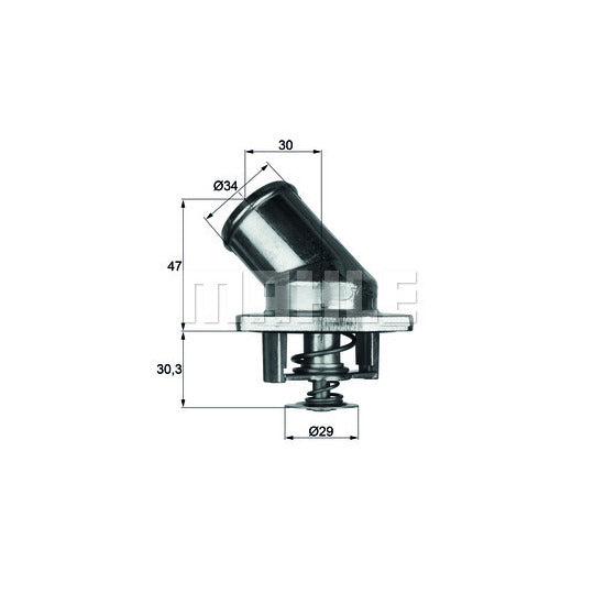 TI 3 87 Thermostat, coolant