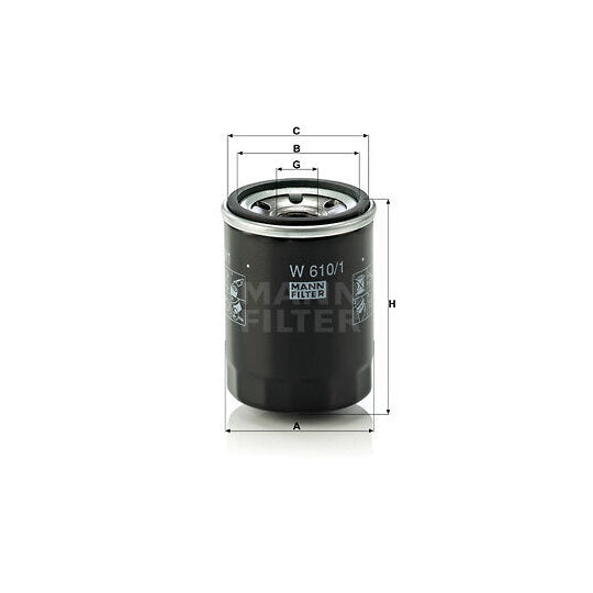 W 610/1 Oil filter