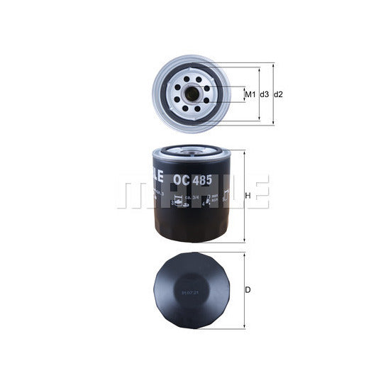 OC 485 Oil Filter