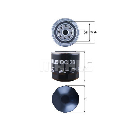 OC 28 Oil Filter