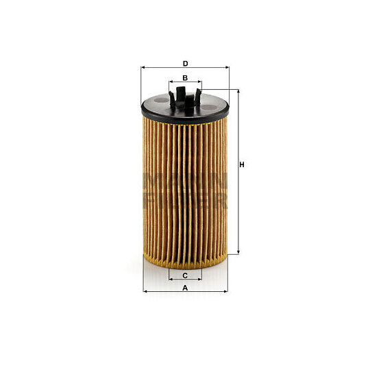 HU 612/2 x Oil filter