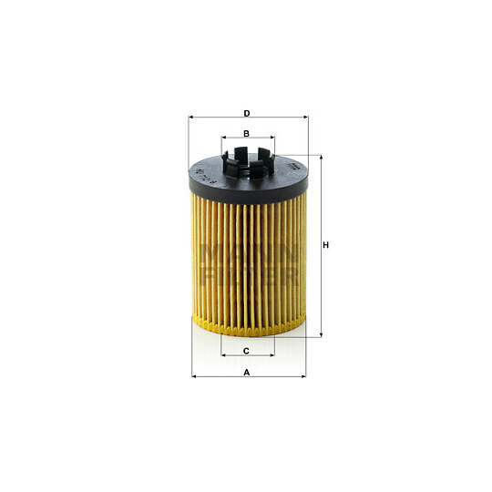HU 712/8 x Oil filter