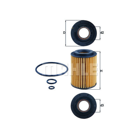 OX 347D Oil Filter