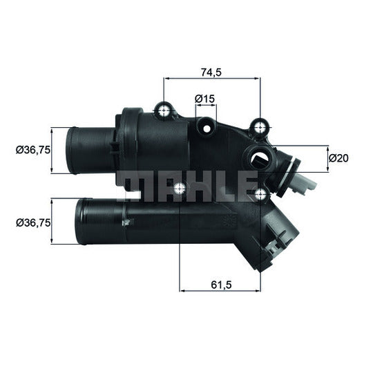 TH 46 83 Thermostat, coolant