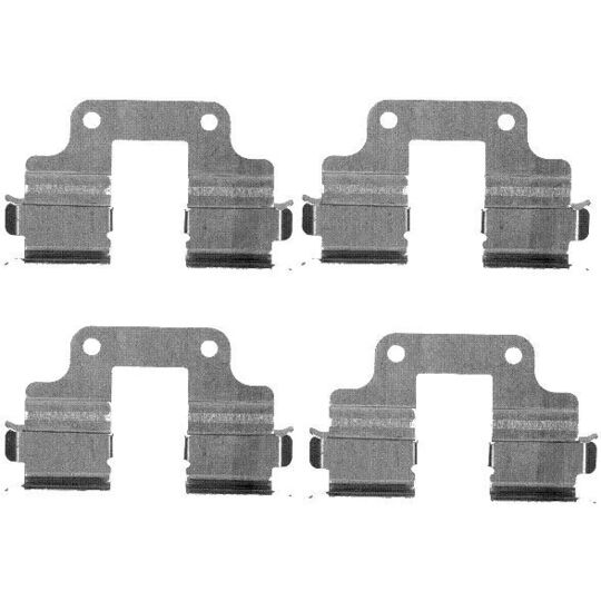 82074100 Accessory Kit, disc brake pad