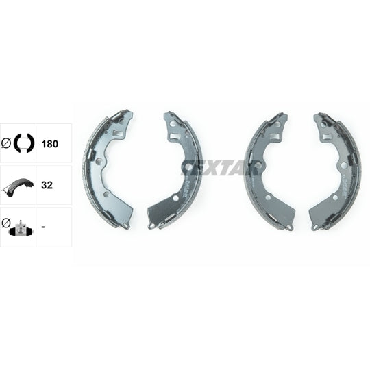 91072900 Brake Shoe Set