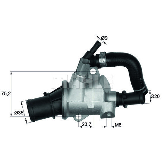 TI 145 88 Thermostat, coolant