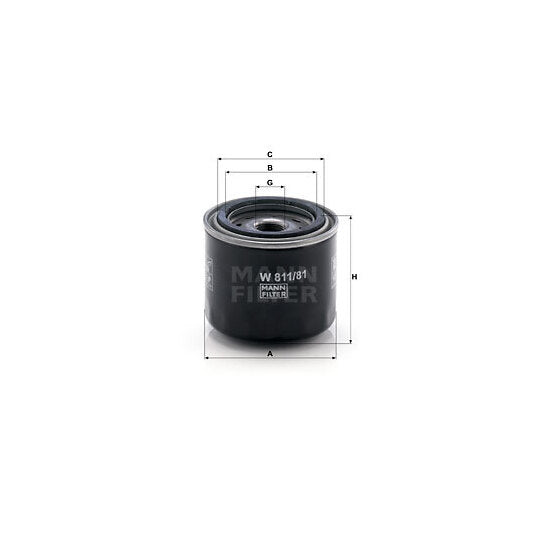 W 811/81 Oil filter