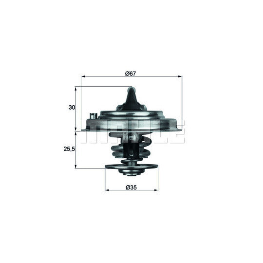 TX 34 82D Thermostat, coolant