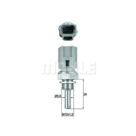 TSE 27 Sensor, coolant temperature