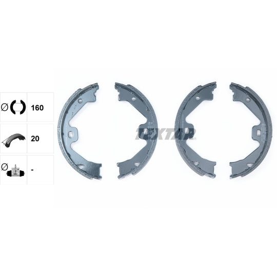 91060300 Brake Shoe Set, parking brake