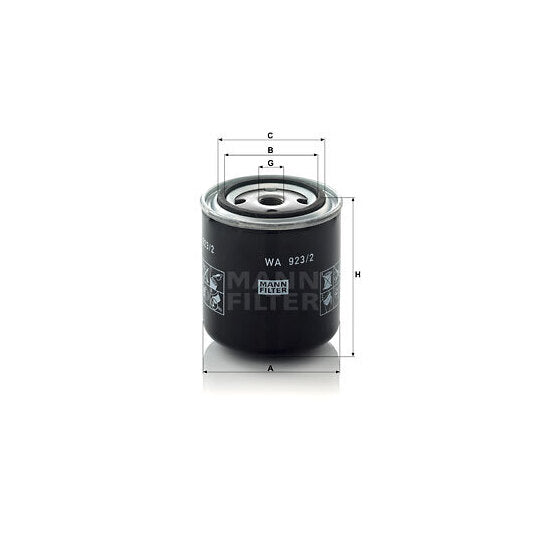 WA 923/2 Coolant filter