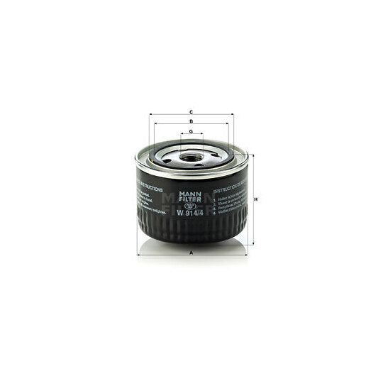 W 914/4 Oil filter